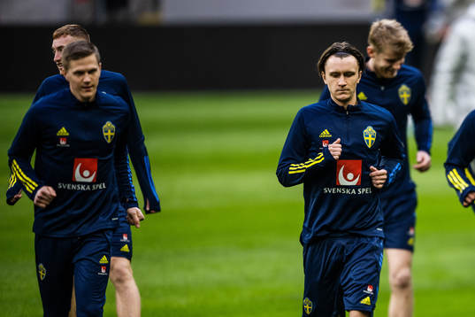 Kristoffer Olsson of the Swedish national football team