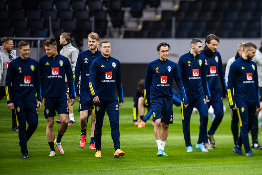 Kristoffer Olsson of the Swedish national football team