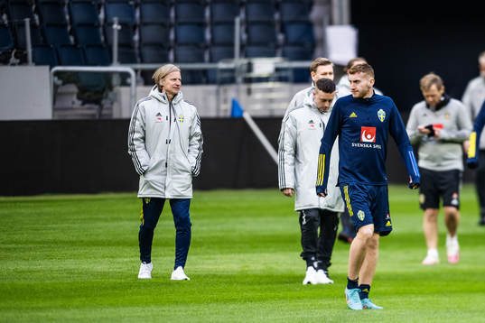 Dejan Kulusevski of the Swedish national football team