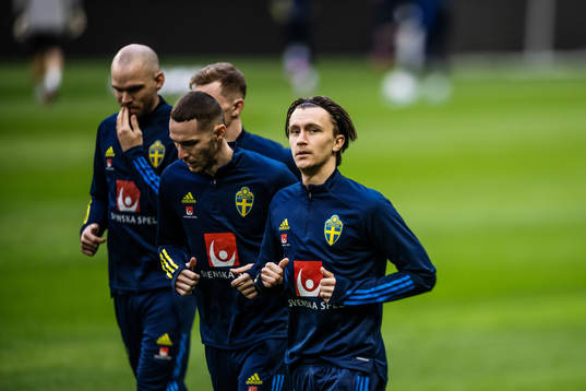 Kristoffer Olsson of the Swedish national football team