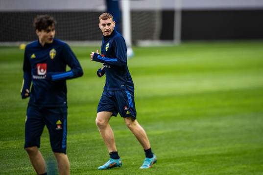 Dejan Kulusevski of the Swedish national football team