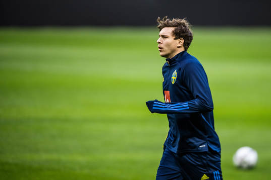 Victor Nilsson Lindelöf of the Swedish national football