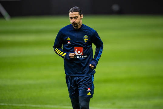 Zlatan Ibrahimovic of the Swedish national football team