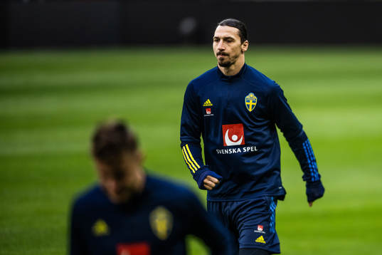 Zlatan Ibrahimovic of the Swedish national football team