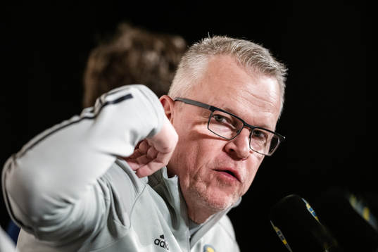 Head coach Janne Andersson of the Swedish national football