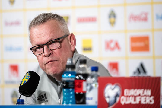 Head coach Janne Andersson of the Swedish national football