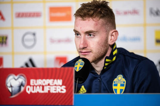 Dejan Kulusevski of the Swedish national football team