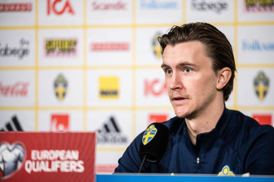Kristoffer Olsson of the Swedish national football team