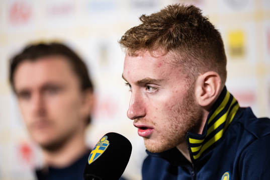 Dejan Kulusevski of the Swedish national football team