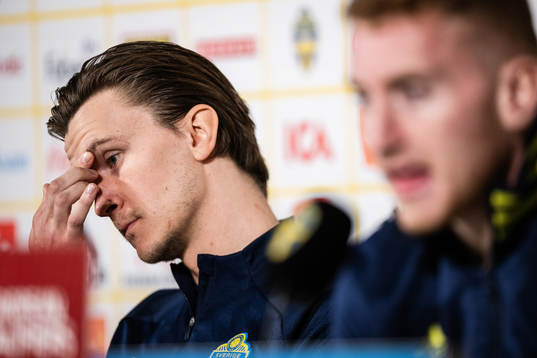 Kristoffer Olsson of the Swedish national football team