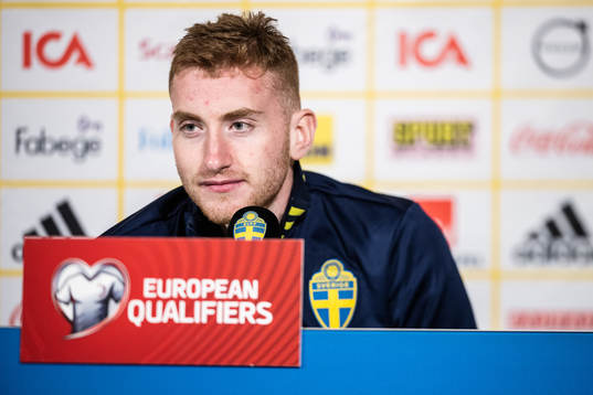 Dejan Kulusevski of the Swedish national football team