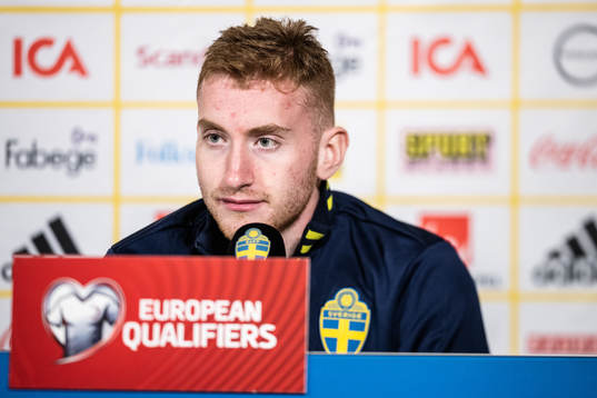 Dejan Kulusevski of the Swedish national football team