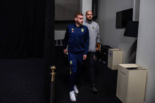 Dejan Kulusevski of the Swedish national football team