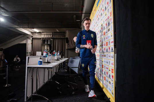 Kristoffer Olsson of the Swedish national football team