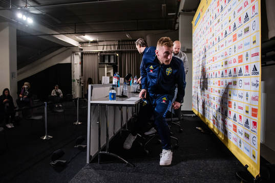 Dejan Kulusevski of the Swedish national football team