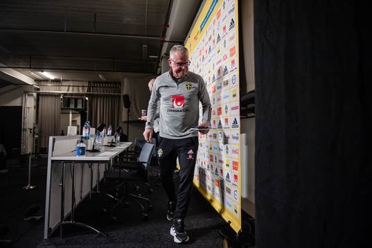 Head coach Janne Andersson of the Swedish national football