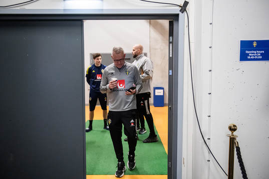 Head coach Janne Andersson of the Swedish national football