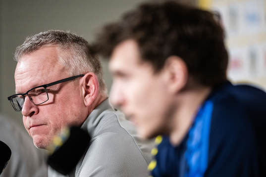 Head coach Janne Andersson of the Swedish national football