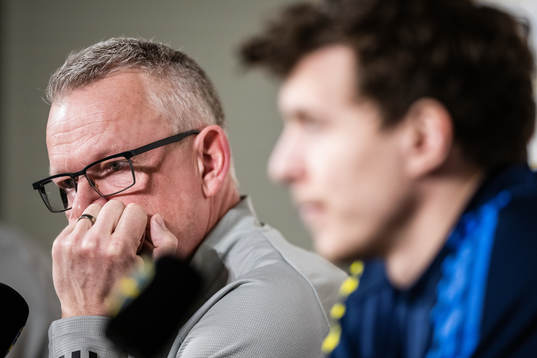 Head coach Janne Andersson of the Swedish national football