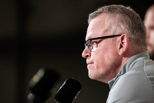 Head coach Janne Andersson of the Swedish national football