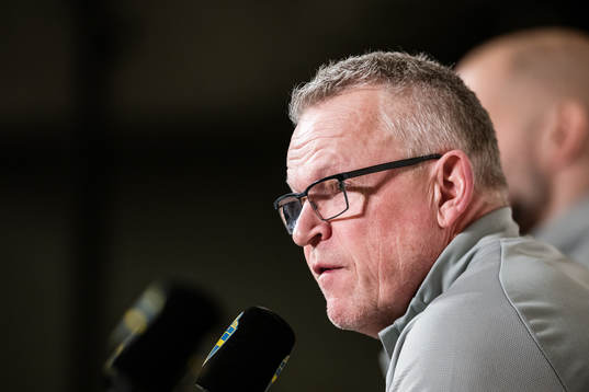 Head coach Janne Andersson of the Swedish national football