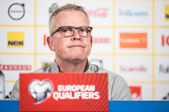 Head coach Janne Andersson of the Swedish national football