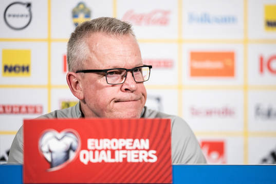 Head coach Janne Andersson of the Swedish national football
