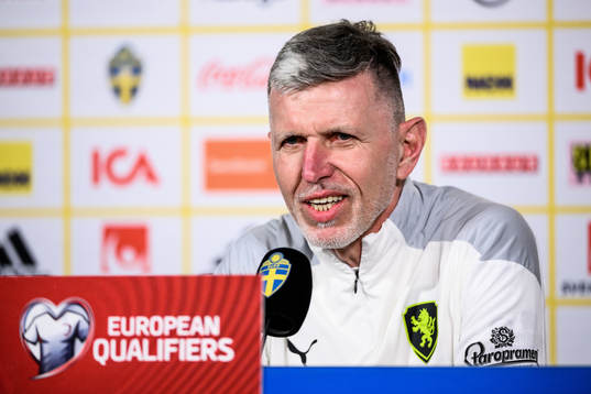 Head coach Jaroslav Silhavy of Czech Republic