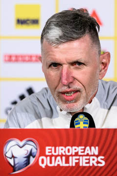 Head coach Jaroslav Silhavy of Czech Republic