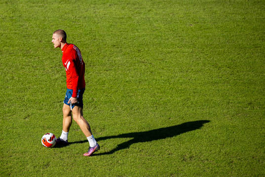 Julian Ryerson of the Norwegian national football team