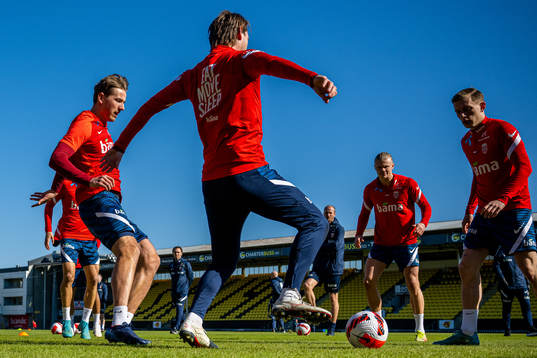 Sander Berge, Erling Braut Haaland and Marcus Holmgren