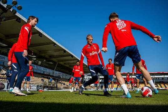 Stefan Strandberg and Morten Thorsby of the Norwegian