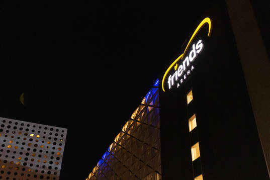 Exterior of Friends Arena