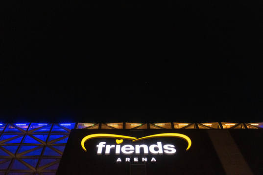 Exterior of Friends Arena