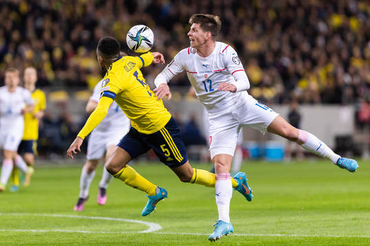 Martin Olsson of Sweden and Lukas Masopust of Czech Republic