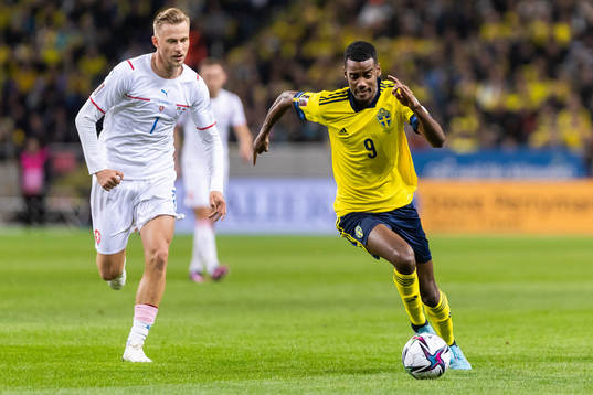 Alexander Isak of Sweden