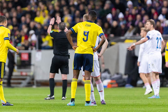 Alexander Isak of Sweden