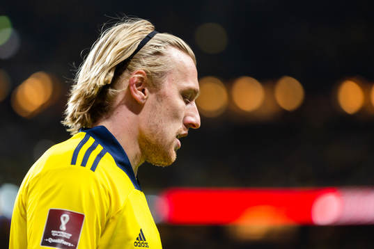 Emil Forsberg of Sweden looks dejected