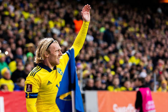 Emil Forsberg of Sweden