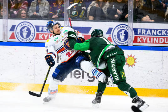 Växjös Arvid Lundberg och Färjestads Joakim Nygård
