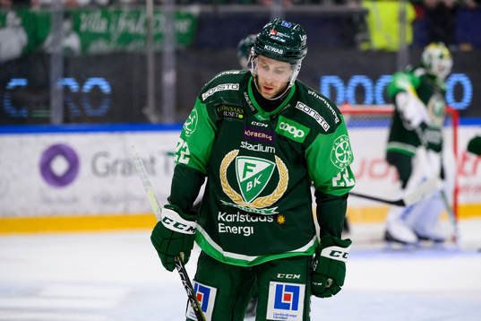 Färjestads Per Åslund deppar