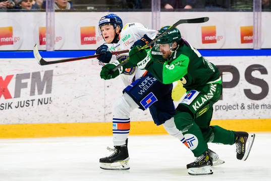 Växjös Theodor Johnsson och Färjestads Linus Johansson