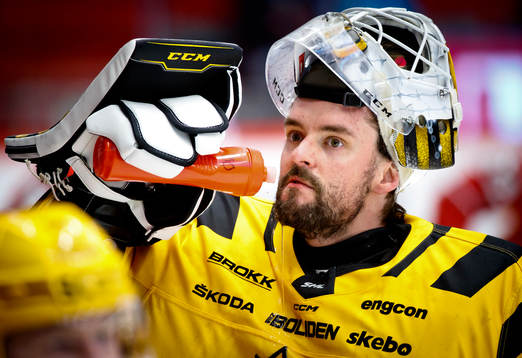 Skellefteås målvakt Gustaf Lindvall