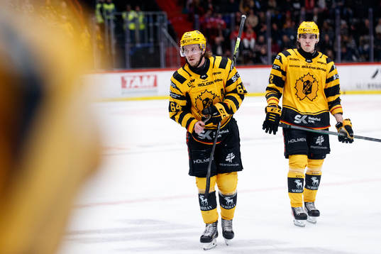 Skellefteås Jonathan Pudas och Adam Wilsby deppar