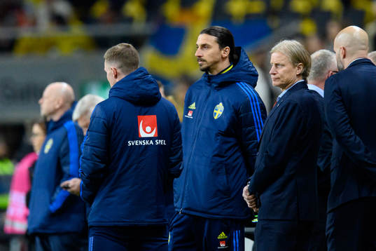 Zlatan Ibrahimovic of Sweden ahead the FIFA World Cup