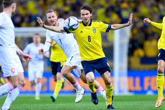 Antonin Barak of Czech Republic and Albin Ekdal of Sweden