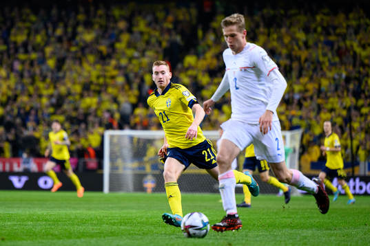 Dejan Kulusevski of Sweden