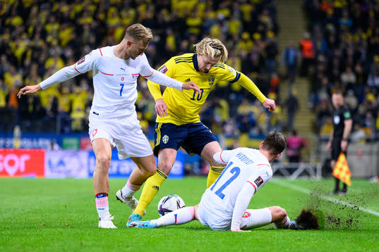Antonin Barak and Lukas Masopust of Czech Republic against