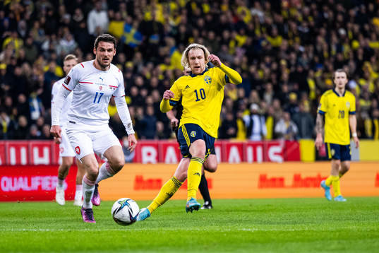 Milan Havel of Czech Republic and Emil Forsberg of Sweden