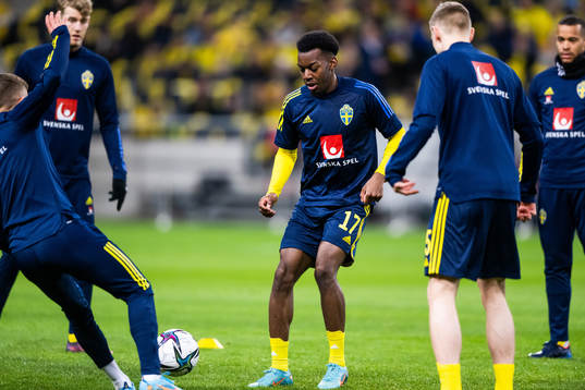 Anthony Elanga of Sweden